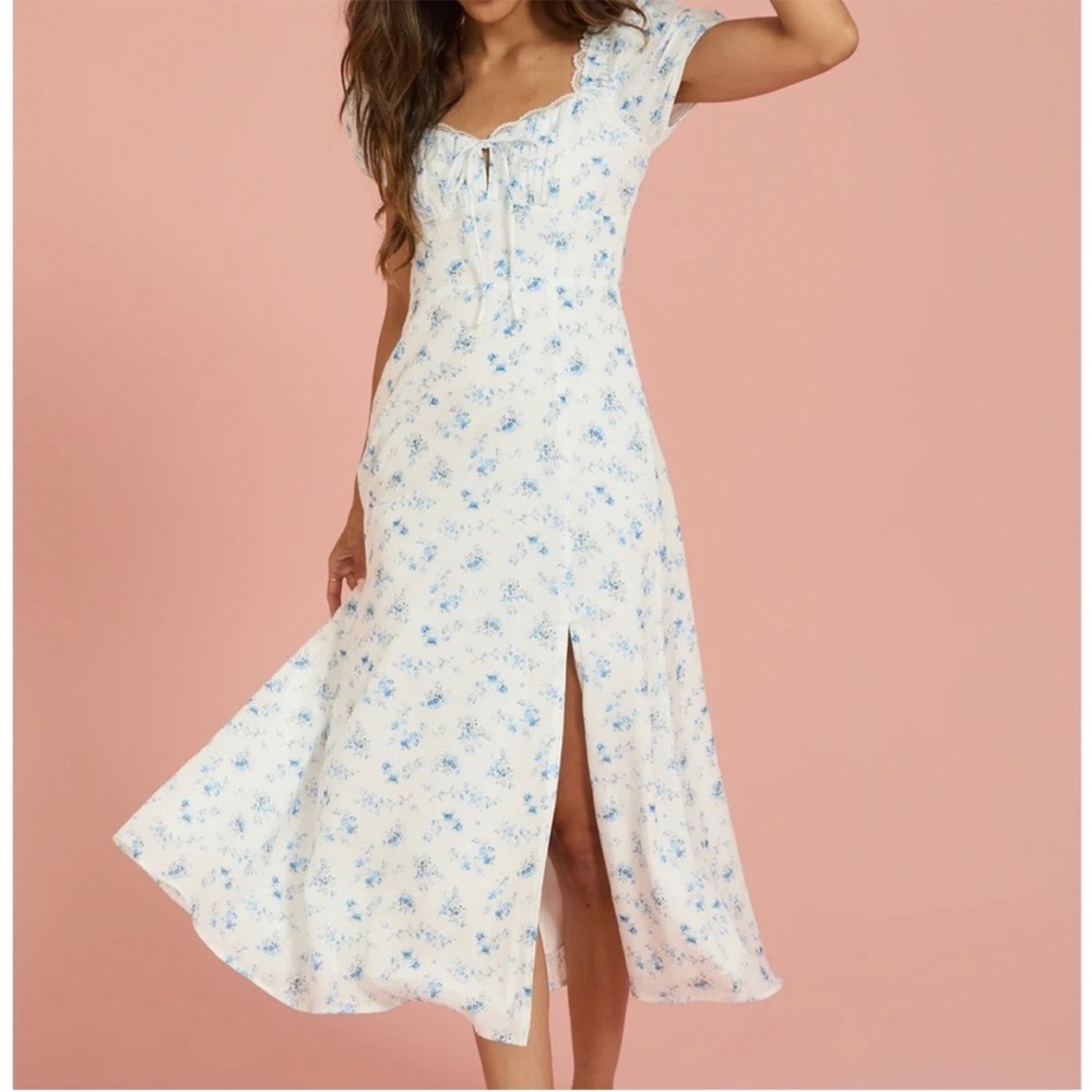 Altar’d State Alondra Floral Midi Dress